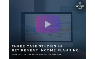 User Webinar: “Three Case Studies in Retirement Income Planning hosted by Justin Fitzpatrick, PhD, CFA, CFP® and Derek Tharp, Ph.D., CFP®, CLU®, RICP®